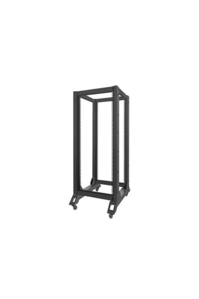 Lanberg Rack open frame de 19 inch, 27U, 600x800 mm, Negru, V2