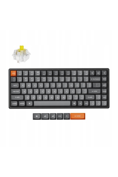 Kraft&dele Tastatură mecanică wireless Keychron K2 Max Super Banana Negru