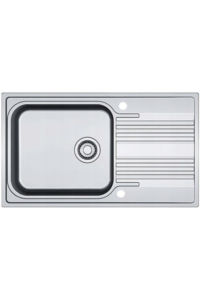 Franke Chiuvetă de bucătărie dreptunghiulară Smart SRL 611-86 XL Argintiu