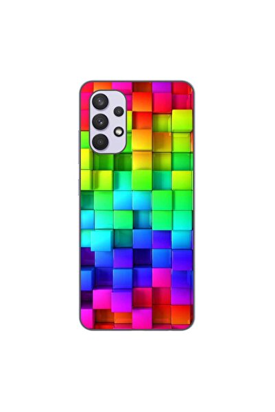 OEM Калъф, съвместим със Samsung Galaxy A32 5G, силиконов гел TPU, с шарка на...