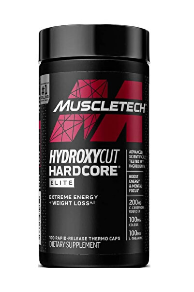 MUSCLETECH Hydroxycut Hardcor.e Elite - Energy & Metabolism Support for Men &...