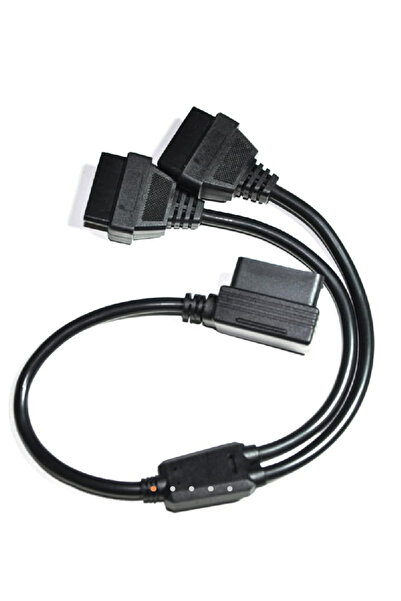 B-Garaj V Gate – OBD2 Y Splitter Kablo – 50 cm | Erkek – Çift Dişi 16 Pin OBD...