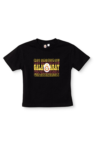 Galatasaray Unisex Lisans Tişört Bisiklet Yaka Kısa Kol
