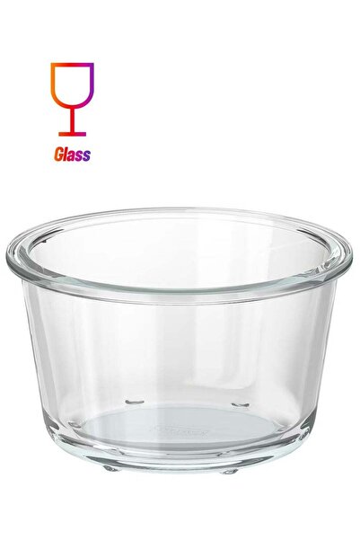 Generic Food container, round/glass 600 ml