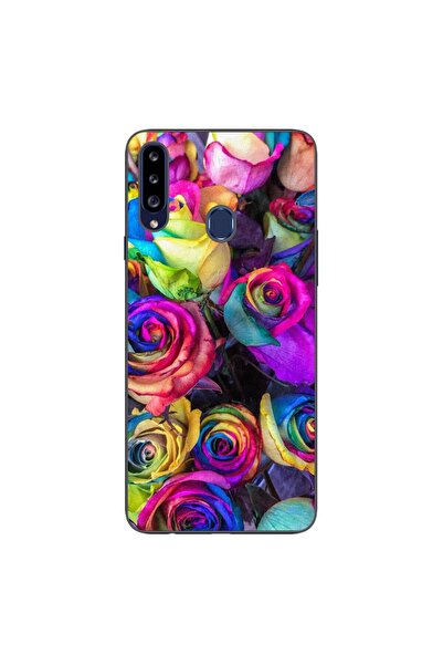 OEM Husa compatibila cu Samsung Galaxy A20S Silicon Gel Tpu Model Trandafiri ...