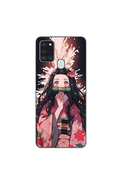 OEM Husa compatibila cu Samsung Galaxy A21s Silicon Gel Tpu Model Demon Slaye...