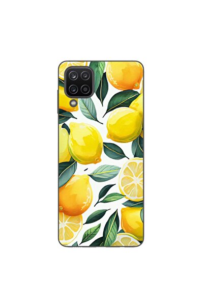 OEM Калъф, съвместим със Samsung Galaxy A12, силиконов гел TPU модел с десен ...
