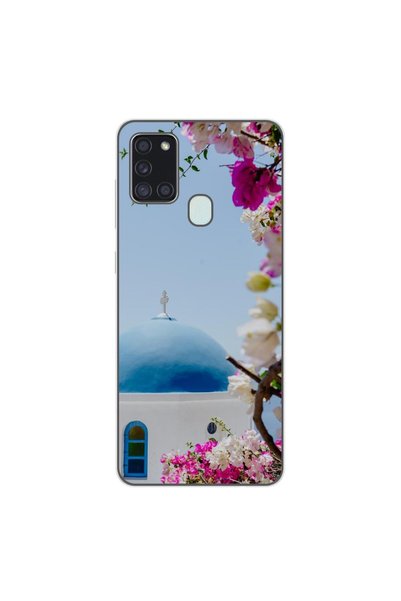 OEM Θήκη συμβατή με Samsung Galaxy A21s Σιλικόνης Gel TPU με σχέδιο Ελλάδα Σα...