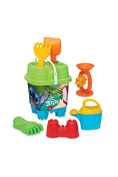 DEDE Stitch Lisanslı Büyük Kale Kova Plaj Set