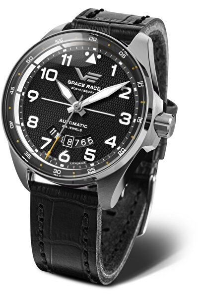 Vostok Europe Ceas bărbătesc clasic negru impermeabil NH35A-325A745