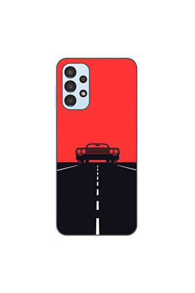 OEM Case compatible with Samsung Galaxy A13 4G Silicon Gel Tpu Model Red Sky ...