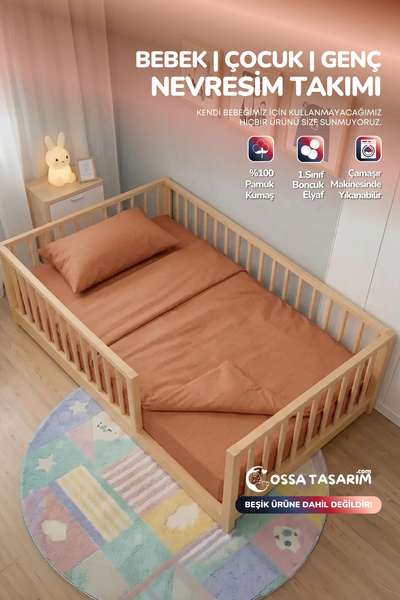 yasetex tasarım 100% Cotton Poplin Children's Youth Duvet Cover Set 3 Piece D...