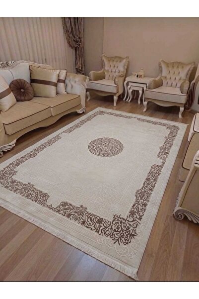 NOVA HALI Bambu Tarz 4 M2-6 M2 Metrekare Salon Halısı Antialerjik Oturma Odas...