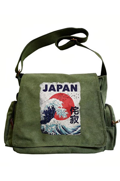 Toum Japan Printed Unisex Messenger Bag
