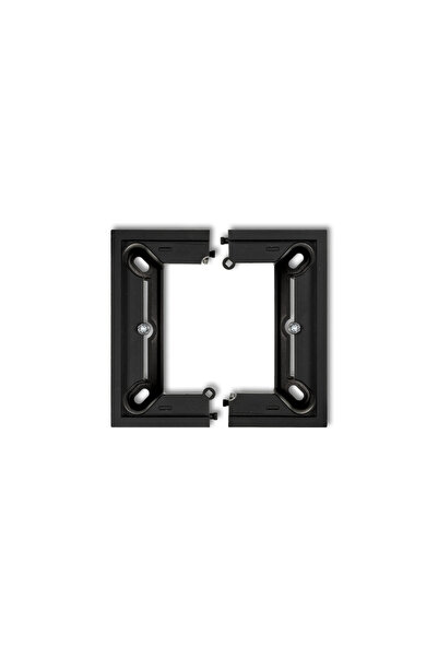 KARLIK DECO Cutie montată pe suprafață unică, pliabilă DECO negru mat 12DPU-1