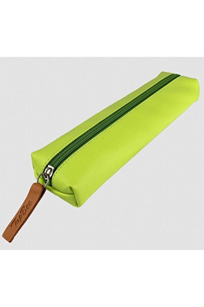 BEE BEE Husă creion Teckel piele PVC Lime pastel