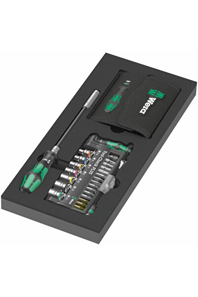 wera KRAFTFORM COMPACT ȘI VERIFICATOR DE SCULE PLUS INSERȚIE DIN SPUMĂ, 57BUC.