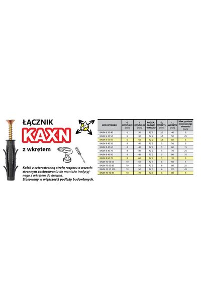Un ȘTIFT DE EXPANSIUNE CU INCIZIE TRANSVERSALĂ 6/3.5* 40MM