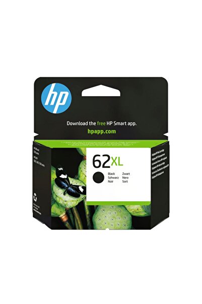 HP Cerneală neagră, 9ml Nr. 62XL Capacitate mare