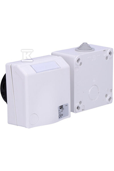 PCE Priză montată la suprafață 32A 5P 400V roșu IP44 DESIGN 875-6v