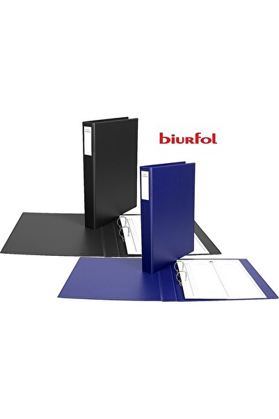Biurfol Liant pentru dosare personale A4/4cm 2R negru, NEGRU