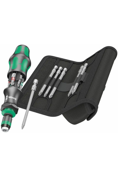 wera Set de 12 biți cu șurubelniță Rapidaptor Kraftform 20 Tool Finder + carcasă
