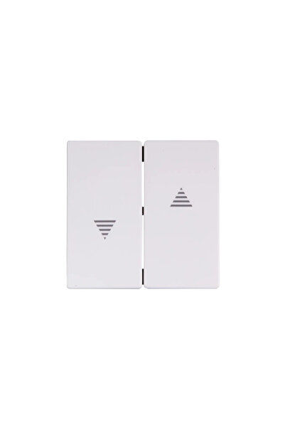 SCHNEIDER Merten System M Conector jaluzel dublu cu simbol/săgeată/alb polar ...
