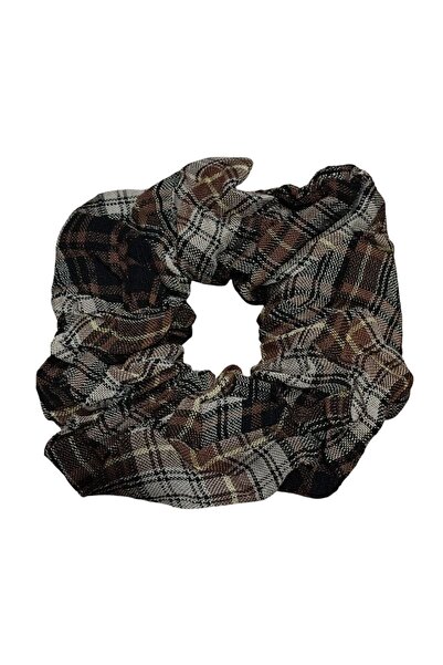AXE SPORTSWEAR Women's Plaid Pattern Bagel Rubber Buckle Hair Clip