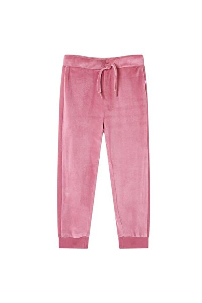 vidaxl Pantaloni de trening pentru copii, zmeură, 104