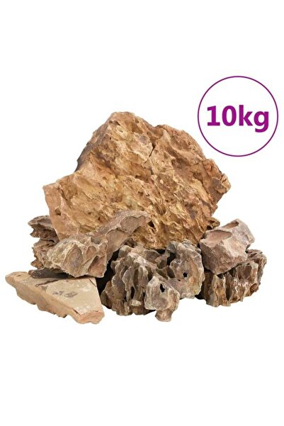 vidaxl Pietre de Dragon, 10 kg, maro, 5-30 cm