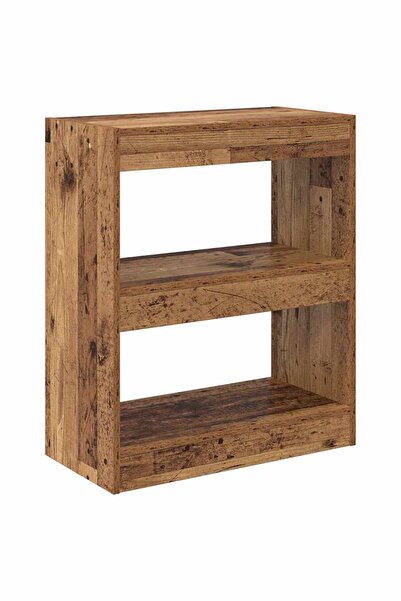 vidaxl Dulap pentru cărți Lemn vechi 60 x 30 x 72 cm Lemn compozit