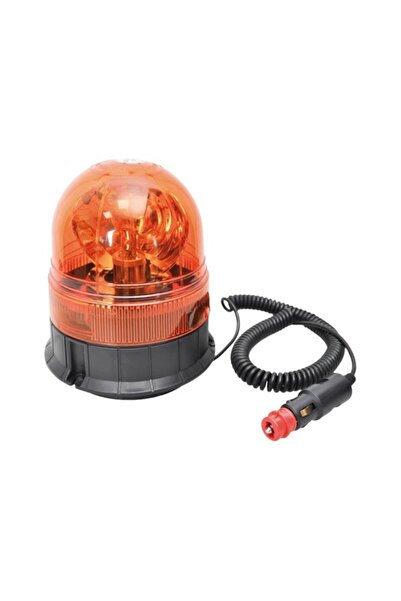 AUTOMAX Girofar auto 12V orange cu bec H1 si fixare magnetica, 16x14cm ,