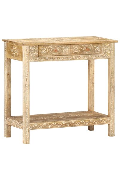 vidaxl Masă consolă, 80 x 35 x 74 cm, lemn masiv de mango