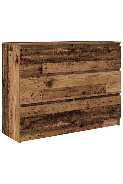 vidaxl Comodă veche din lemn 100 x 35 x 76 cm din lemn prelucrat