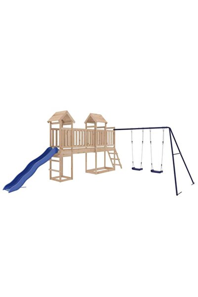 vidaxl Set de joacă pentru exterior, din lemn masiv de pin