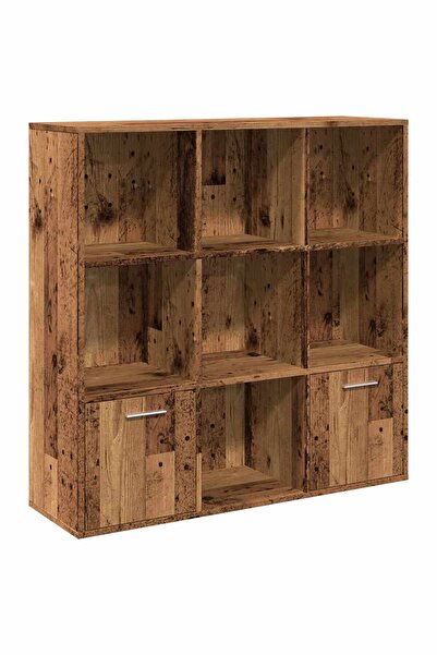 vidaxl Bibliotecă, lemn vechi, 98x29x97,5 cm, lemn prelucrat