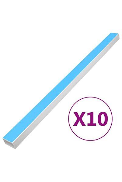 vidaxl Benzi autoadezive pentru cabluri, 100 x 60 mm, 10 m, PVC