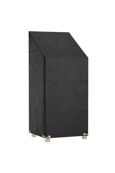 vidaxl Husă scaun de grădină, 8 inele metalice, 65 x 65 x 110/150 cm, polieti...