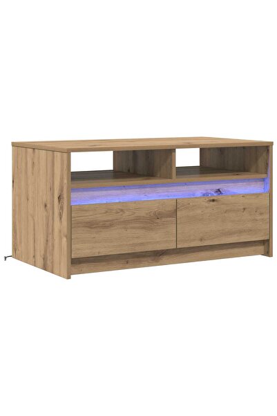 vidaxl Masă de cafea Stejar artizanal 90 x 50 x 45 cm Lemn compozit