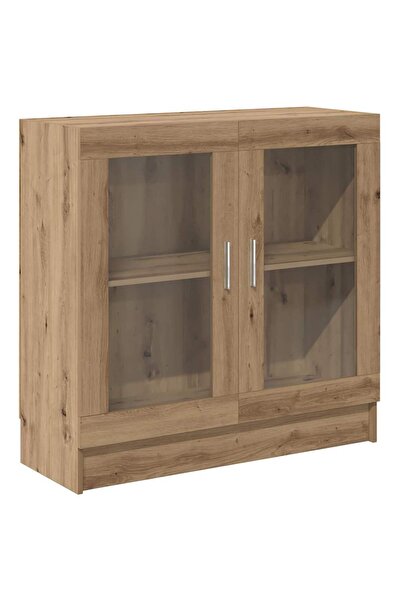vidaxl Bibliotecă, stejar artizanal, 82,5x30,5x80 cm, lemn prelucrat