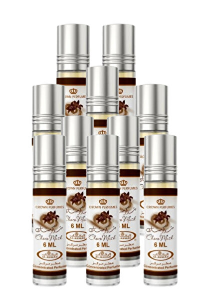 ALREHAB 10 قطع من زيت عطر شوكو مسك 6 مل