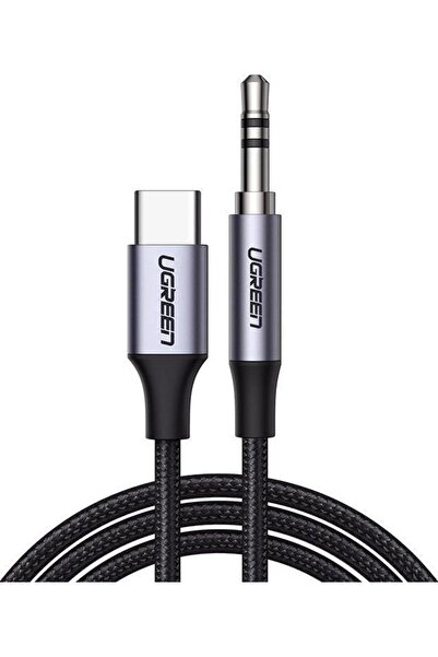 Ugreen CM450 USB-C to 3.5mm AUX Audio Cable 1m Grey