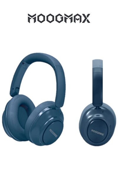 MOOGMAX Wireless Headset Built-In Microphone Stereo Sound Earphone Noise Isol...