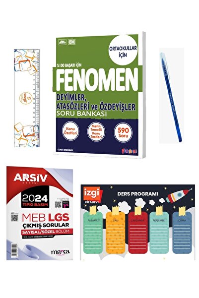 Fenomen Yayıncılık 8 Deyimler, Atasözleri Ve Özdeyişler Soru Bankası