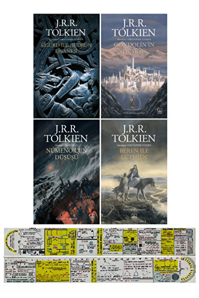 İthaki Yayınları Sigurd ile Gudrun Efsanesi - Gondolin'in Düşüşü - Numeron'un...