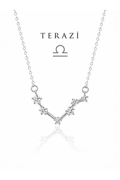Rüya Libra Zodiac Star Chart Necklace