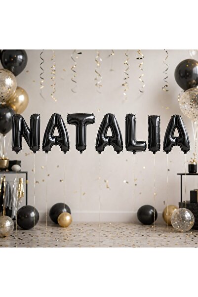 Flippy Baloane Folie Metalizate, Flippy, Set NATALIA, Heliu sau Aer, Pai incl...