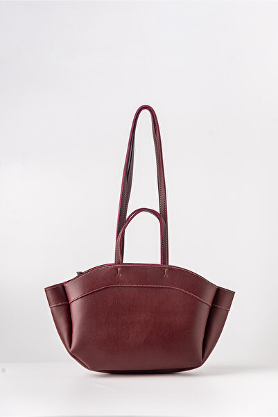 Tecer Bag Kadın Çift Saplı Fermuarlı Mini Tote Çanta