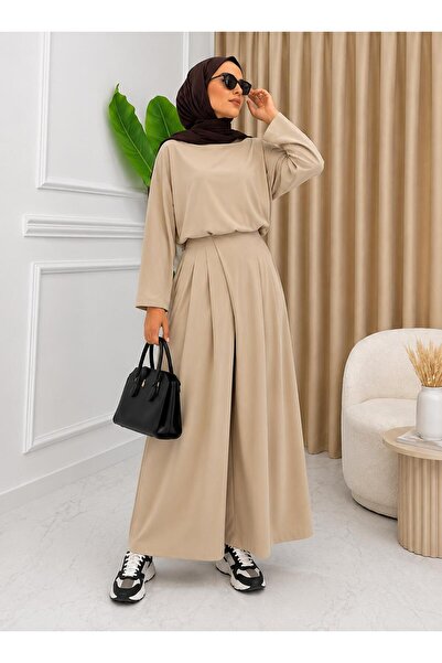 Avakado Hijab Top and Bottom Lady Set