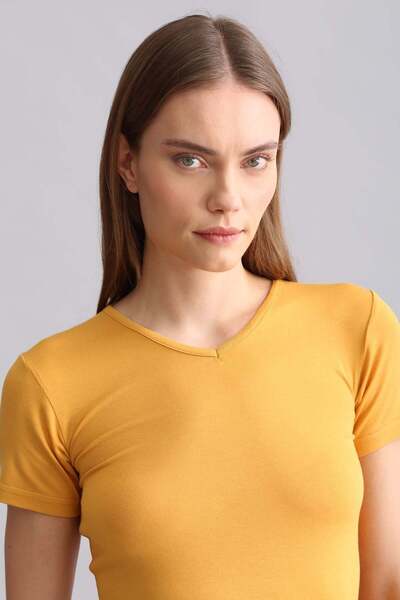 Aytuğ&Mısırlı Egyptian Modal by Tencel Victoria V-Neck Undershirt / T-Shirt M...